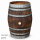Barril de madera segunda mano 225 litros, barril en madera natural para eventos o negocios