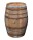 Barril de madera segunda mano 225 litros, barril rústico para jardín o negocios de gastronomía