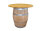 Tabla de madera como superficie para barriles de vino, color roble
