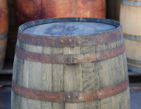 Original schottisches Whiskyfass, Eichenfass, Holzfass, 190L Holzbehandlung: natur