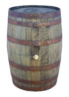 Barril de madera usado, auténtico barril de whisky...