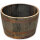 Maceta de madera, medio barril macetero para jardín, media barrica decoración - barril de whisky